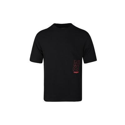 23 Engineered Crew Neck Short Sleeve T-Shirt Men Tops Black CN3104-010