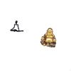 Creative Abstract Thinker Buddha Statue Decorative Figurine Unique Sculpture Feng Shui Tabletop