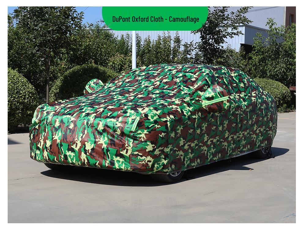 Oxford Cloth Car Cover: Full UV Rain Protection, Extra Thick with Cotton Lining, Hailproof