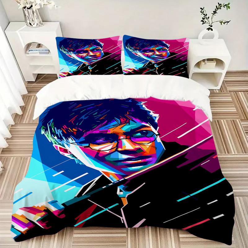 3pcs Harry Potter Cover Set,Soft Comfortable Duvet Cover,Guest Room (1*Duvet Cover + 2*Pillowcases, Without Core) yy251024105