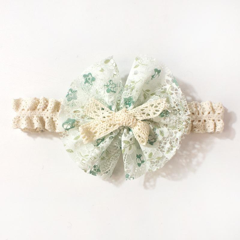 New Baby Headscarf, Cute Printed Bow Children's Headband, Summer Thin Baby Hair Accessories