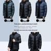 Woodpecker Herren Winter Daunenjacke mit abnehmbarer Kapuze - Warm, Dick, für Alle Altersgruppen