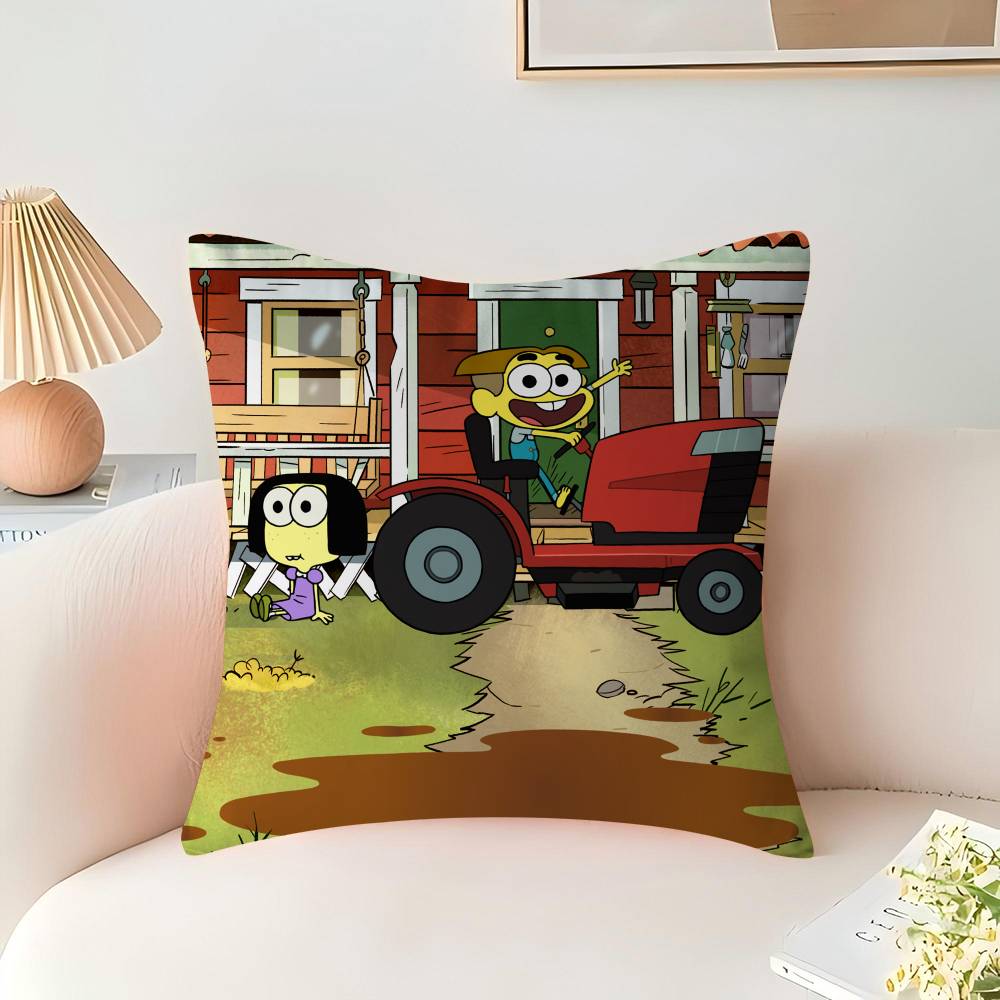 B-Big City Greens Pillow Cover Sofa Cushion Cover Home Room Decoration Children Gift