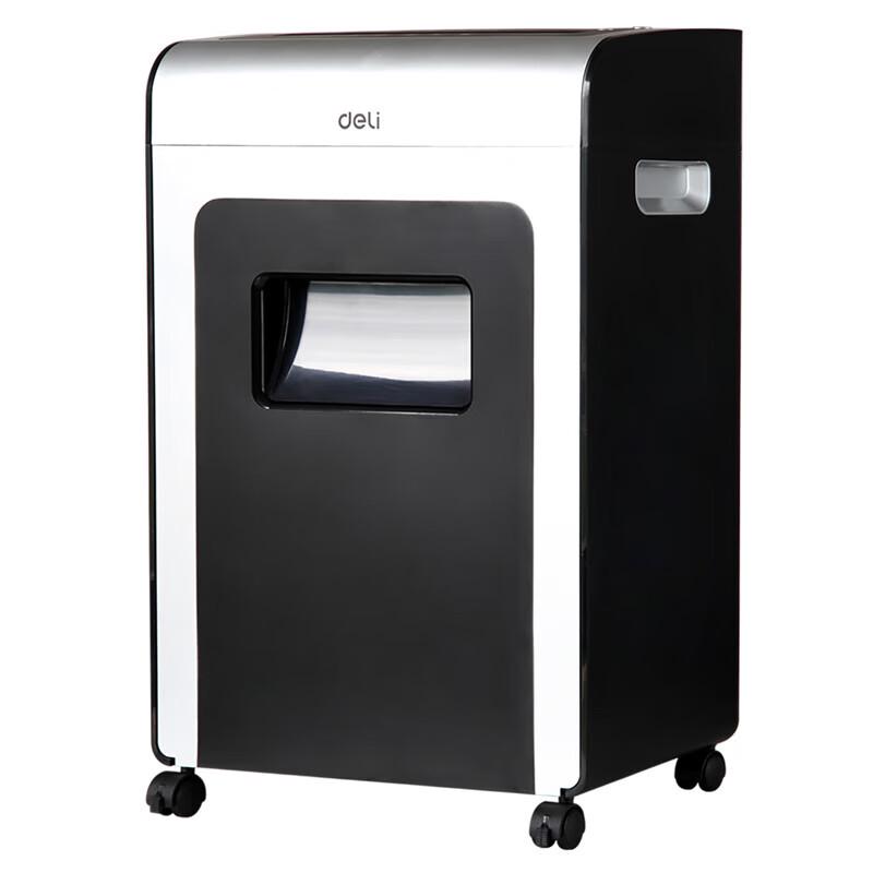 Deli Commercial Paper Shredder - P-4 Security, 16-Sheet Capacity