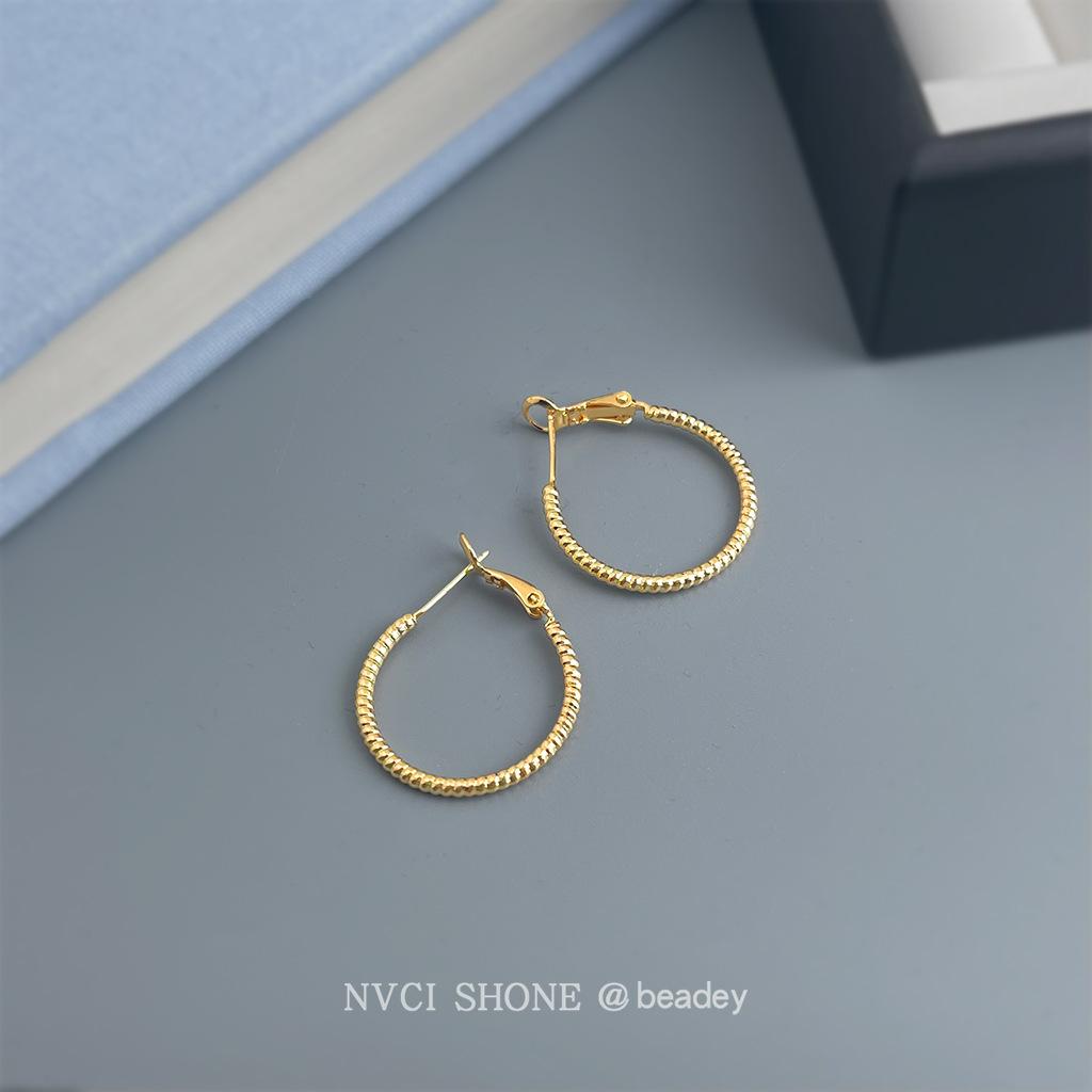 Серьги-кольца  Холодный ветер  Серебряная игла Серьги для commuters Цепочка поставок серег