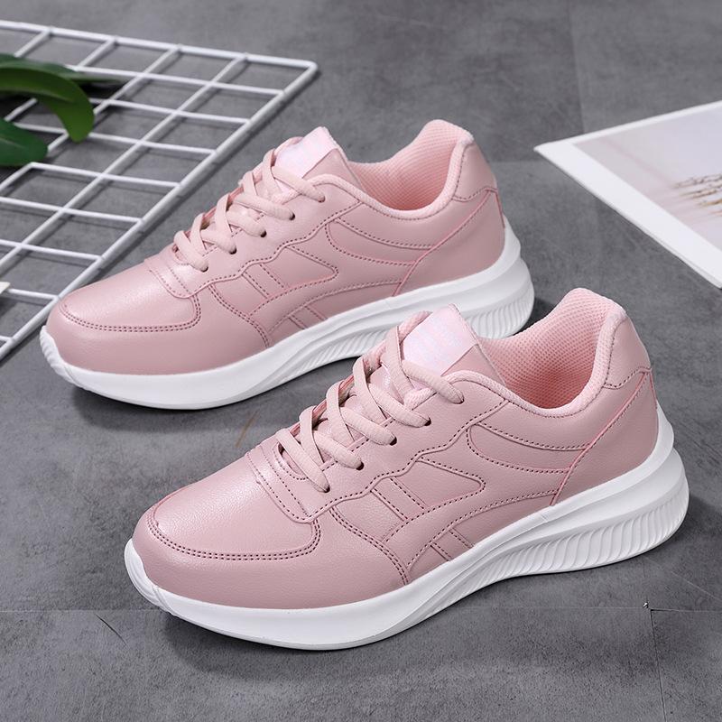 

Women s Shoes Non-slip Waterproof and Oil-proof Special for Work Spring and Autumn Leisure Soft Sole Work Sports Shoes 35 рожевий