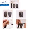 Toyota Key Case, Remote Control, Toyota Key Cover, Premium TPU, Lightweight, Silicone, C-HR, Prius,
