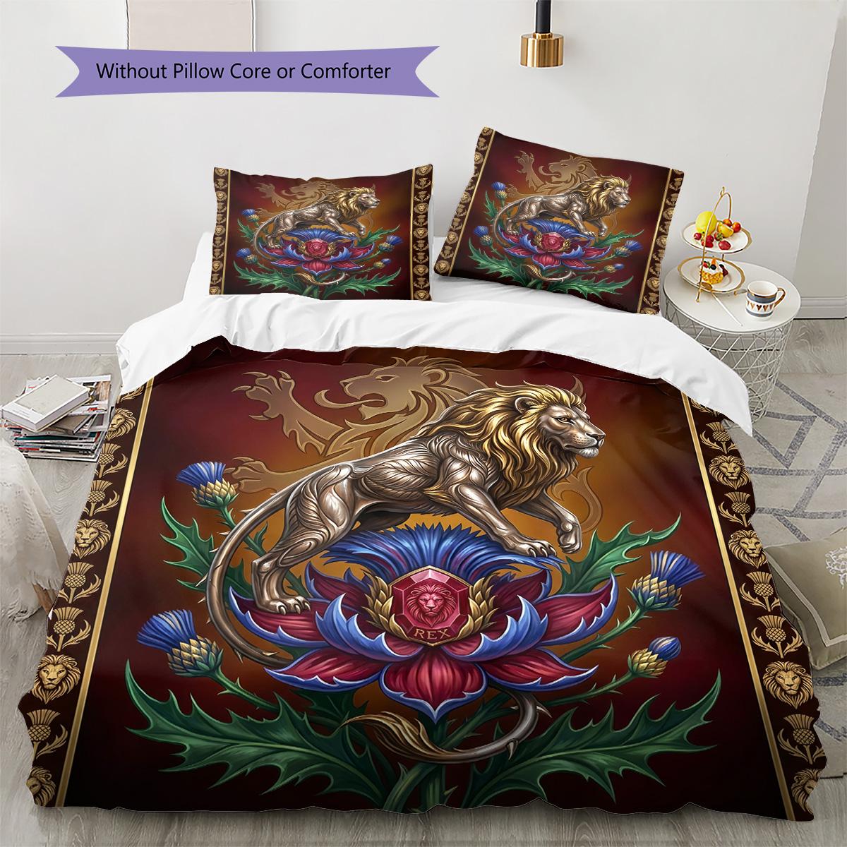 

Western Bull Skull Pattern Bedding Set Quilt Cover Pillowcase Home Decor Gift (1 * duvet cover + 2 * pillowcase, without core) 135x200cm