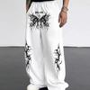 Y2K Sweatpants Gothic Graphic Printed Loose High Waist Wide Leg Pants Unisex Sports Pants Casual Long Pants Outdoor Unisex Streetwear
