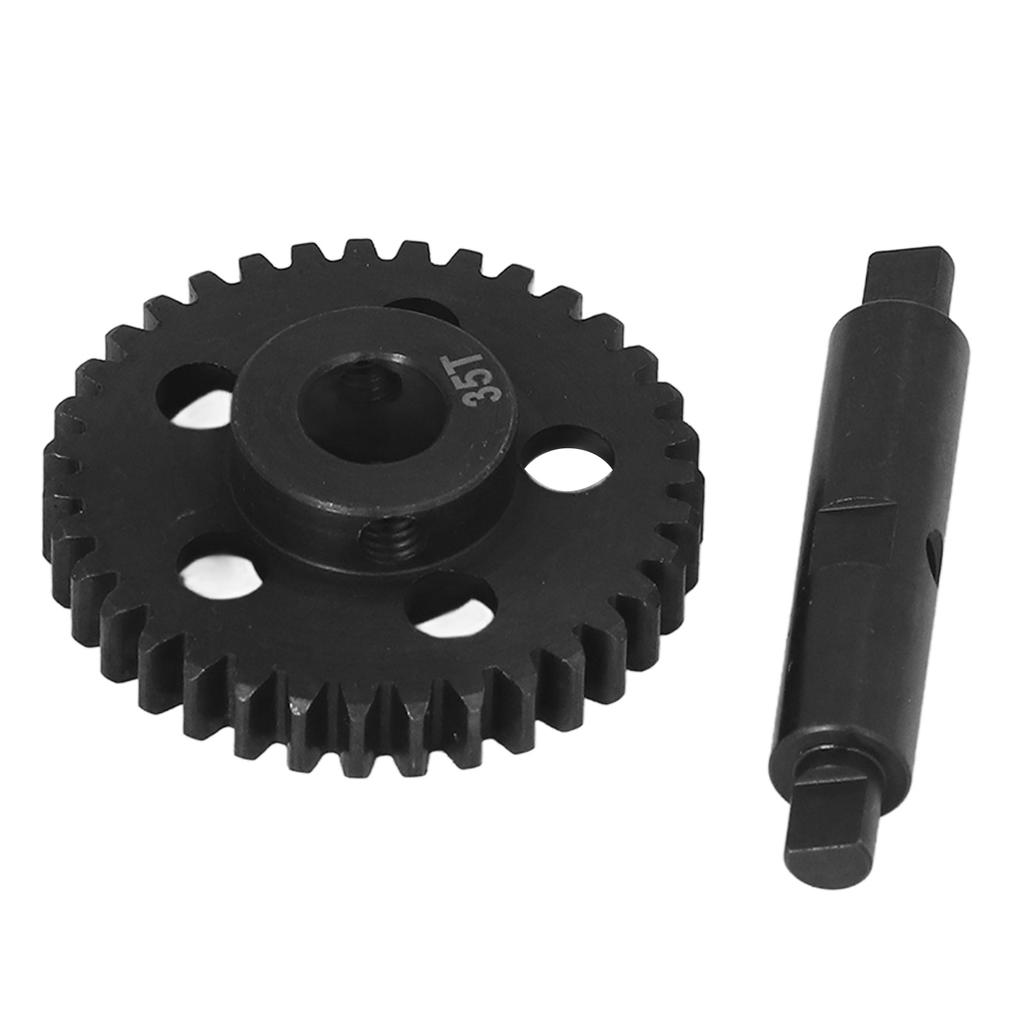 35T Pinion Motor Gear Steel Aluminum Alloy Replaceable Black RC Car Motor Pinion Gear for ARRMA 1 7 1 8