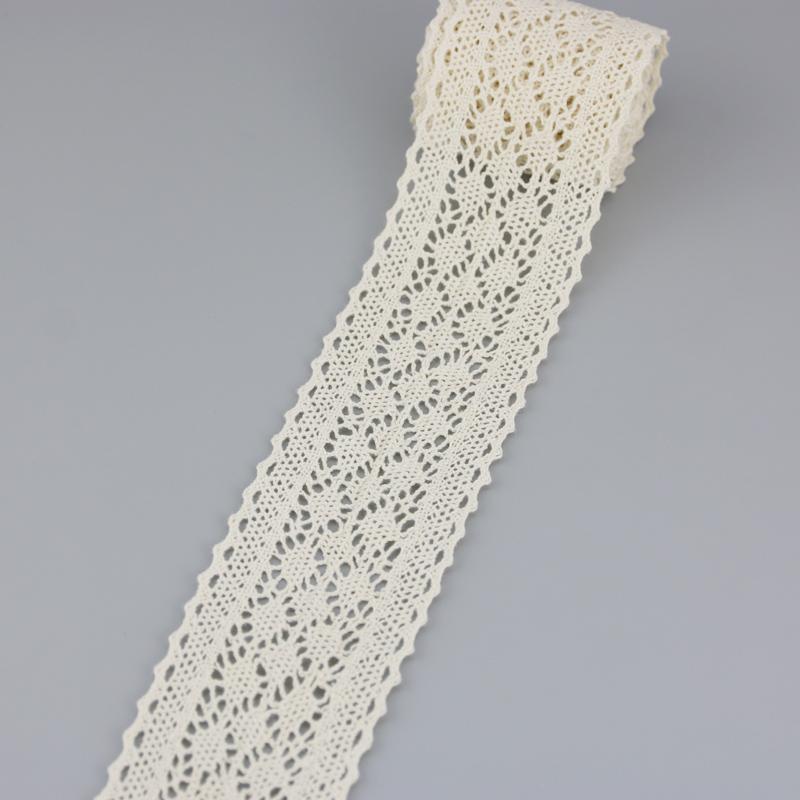 (5 Meters/lot) 50mm Silk Net Lace Fabric Ribbons Trim DIY Sewing Handmade Craft Materials