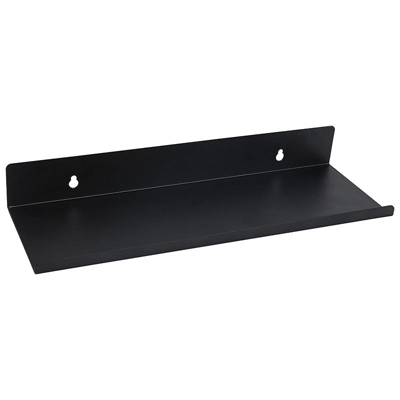 Aluminum Alloy Living Room Floating Shelf Non Drilling Bedroom Decorative Wall Frame Bathroom Storage Rack