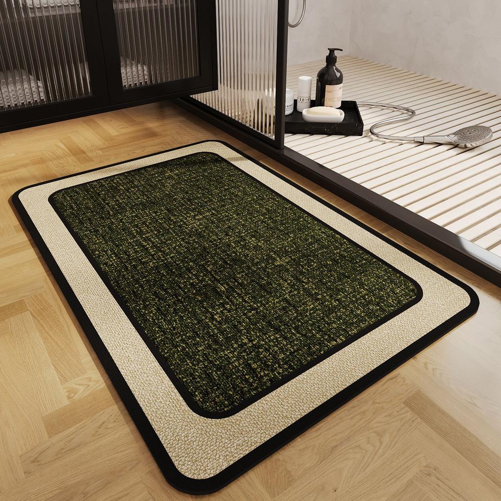 Badezimmermatten Haushalts Anti-Rutsch-Fußmatten Badezimmermatten Sind Schmutzabweisend und Leicht zu Pflegen