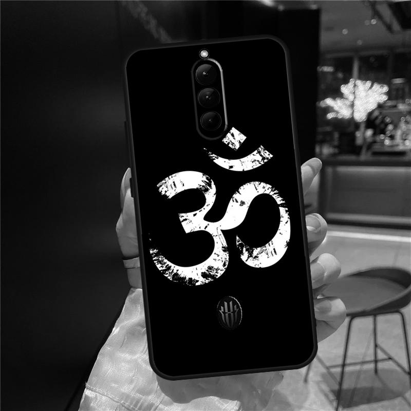 Aum Om Yoga Symbol Fitness Gym Case For ZTE Nubia Red Magic 11 10 8 8S 9 9S 10S Pro Plus 6 7 6S 7S For RedMagic 10 Air Cover