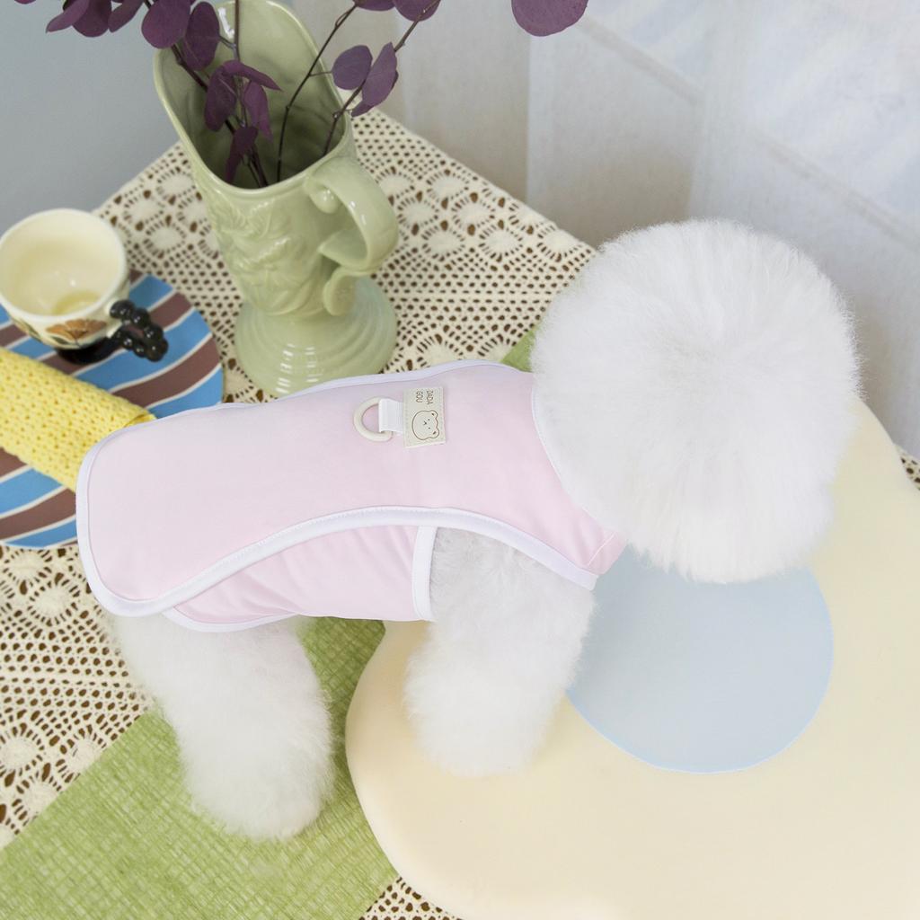 11. Bear Cooling Vest Sun Protection Solid Color with Strap Buckle, Thin Style, Suitable for Small Cats, Dogs, Teddy, Bichons, and Outings