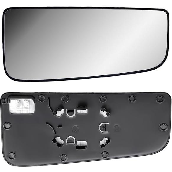 Replacement Driver Left Side Door Towing Mirror Lower Small Glass Convex Heated With Back Plate For Ford F-150 F 250 F-350 F-450 F-550 From 2015 To