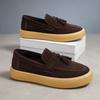 New Autumn Men's Bean Shoes British Style Loafers Fashionable Men's Casual Single Shoes