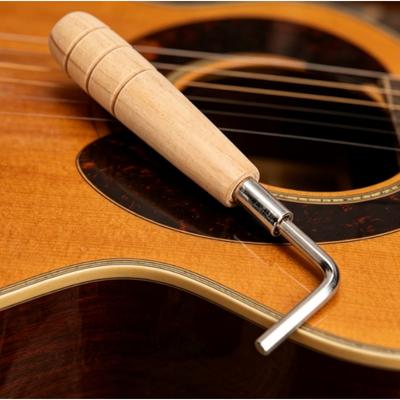 Guitar Wrench Hexagon Adjusting Rod Solid Wood Handle Guitar Fingerboard Pitch Adjustment Tool Musical Instrument Accessories1PC