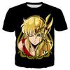 Saint Seiya T Shirt Men Fashion T-shirts Kids Hip Hop Tops Tees Anime 3d Print Tshirt Summer Men's T-shirt Graphic Tops Boys Tee