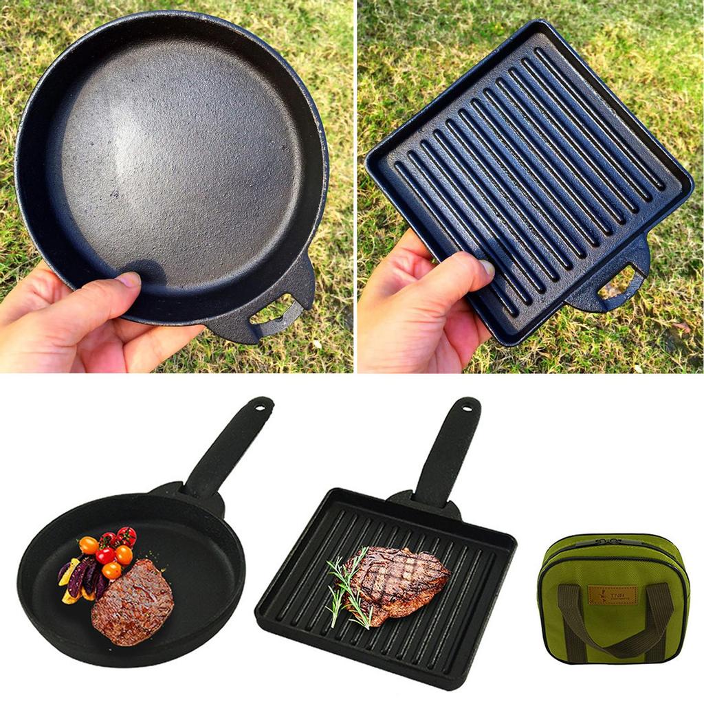 Buy Camping Cookware Frying Pan Detachable Handle NonStick Pot at