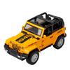 1/32 Scale Jeep Wrangler Rubicon Alloy Car Model Diecast Metal Toy Off Road Vehicles Sound Light Children Toy Trendy Display Ornament