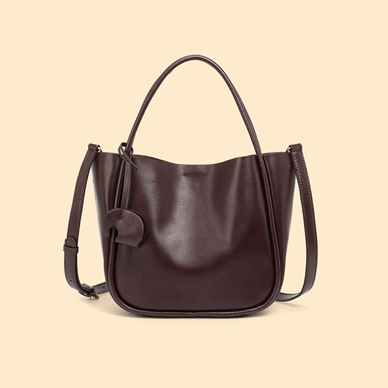 

Небольшие сумки-ведра из натуральной кожи для женщин, роскошные дизайнерские сумки-корзины для женщин, сумки через плечо