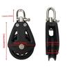 Universal Sailboat Sheave Block High Load Plain Bearing Rope Runner for Marine Rigging Sailing Hoisting Works