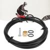 DIY 2M Rowerowy Przycinany Hydrauliczny Przewód Hamulca Tarczowego Zestaw Kabli do Roweru Górskiego SLXXTXTR Czerwony
