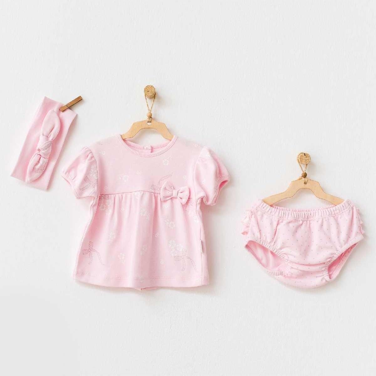 

Andywawa AC21799R Milly Ballet Комплект из 3 предметов для малышей, Розовый