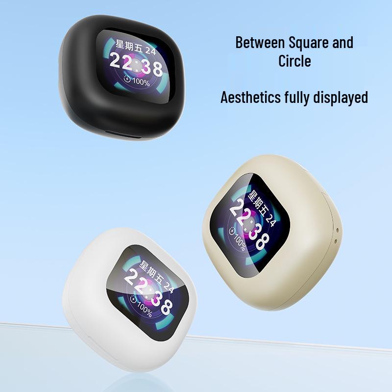 Kulak Kancalı ve Uzun Pil Ömrüne Sahip Dijital Ekranlı Kulak İçi Bluetooth Spor Kulaklıkları