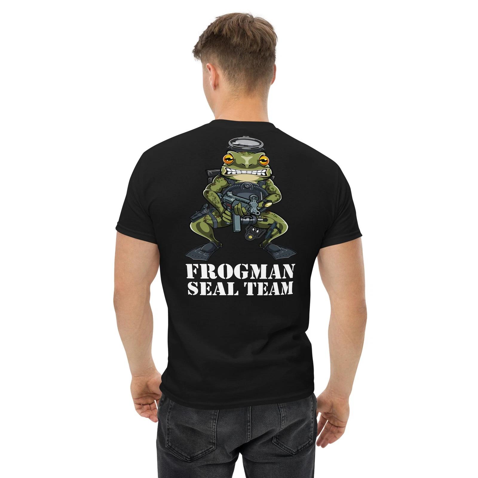 Футболка Морские котики DEVGRU US Seal Team Лягушка Скелет XL