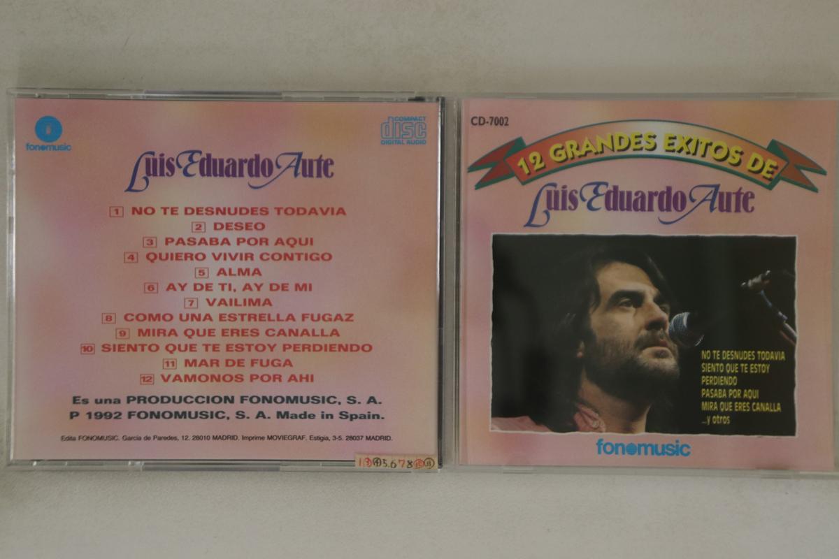 

CD LUIS EDUARDO AUTE - 12 Grandes Exitos De CD7002 FONOMUSIC 1992 Non Japan Pop Used