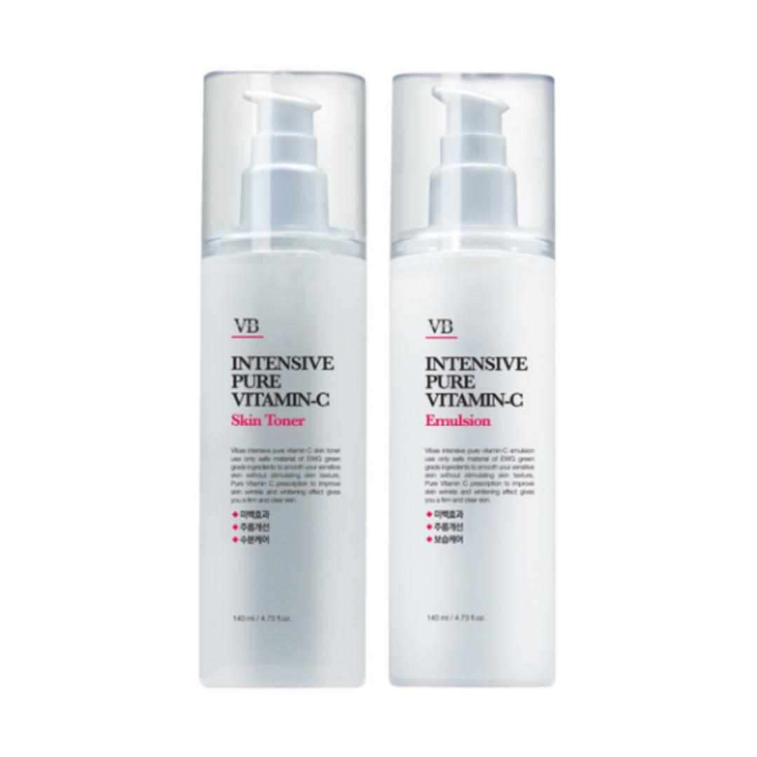

Vivas Интенсивный тоник для кожи с чистым витамином C 140 мл + Эмульсия 140 мл — 1 набор