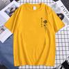Japan Letter Rose Graphic Men's Short Sleeve Tshirt Summer Oversized Casual O-neck Top Sport Breathable Cotton Streetwear Tshirt