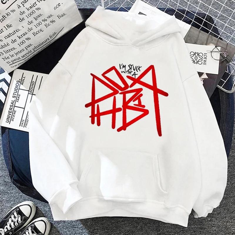 I Am Not Graphic Sweatshirt Korea Stray Kids Hoodies Women Cartoon Harajuku Gothic Girls Kpop Streetwear Women's Clothes