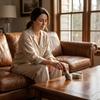 Leather Furniture Care Balm with Application Brush for Conditioning and Maintaining Leather Surfaces Restoring Softness and Preventing Cracks