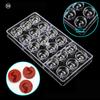 Plastic 18 Cavities Lightning Pancake Shaped Baking Chocolate Mold Sweet Ice Cream Craft Tools Icing Cube CC0041