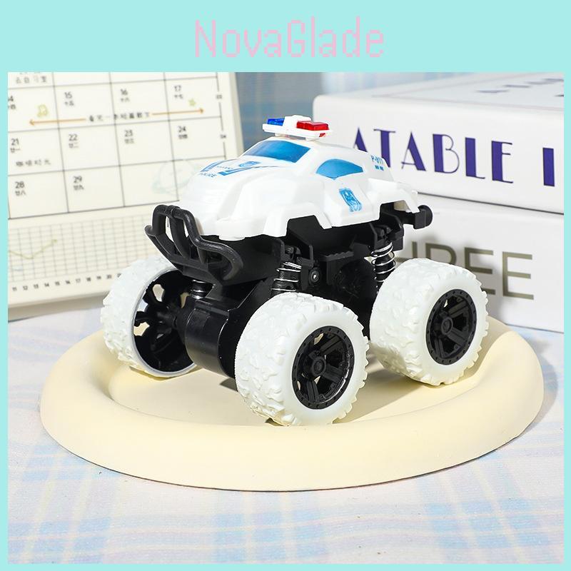 Police Off Road Vehicle Toy With Inertial Movement Non Battery Interactive For Children