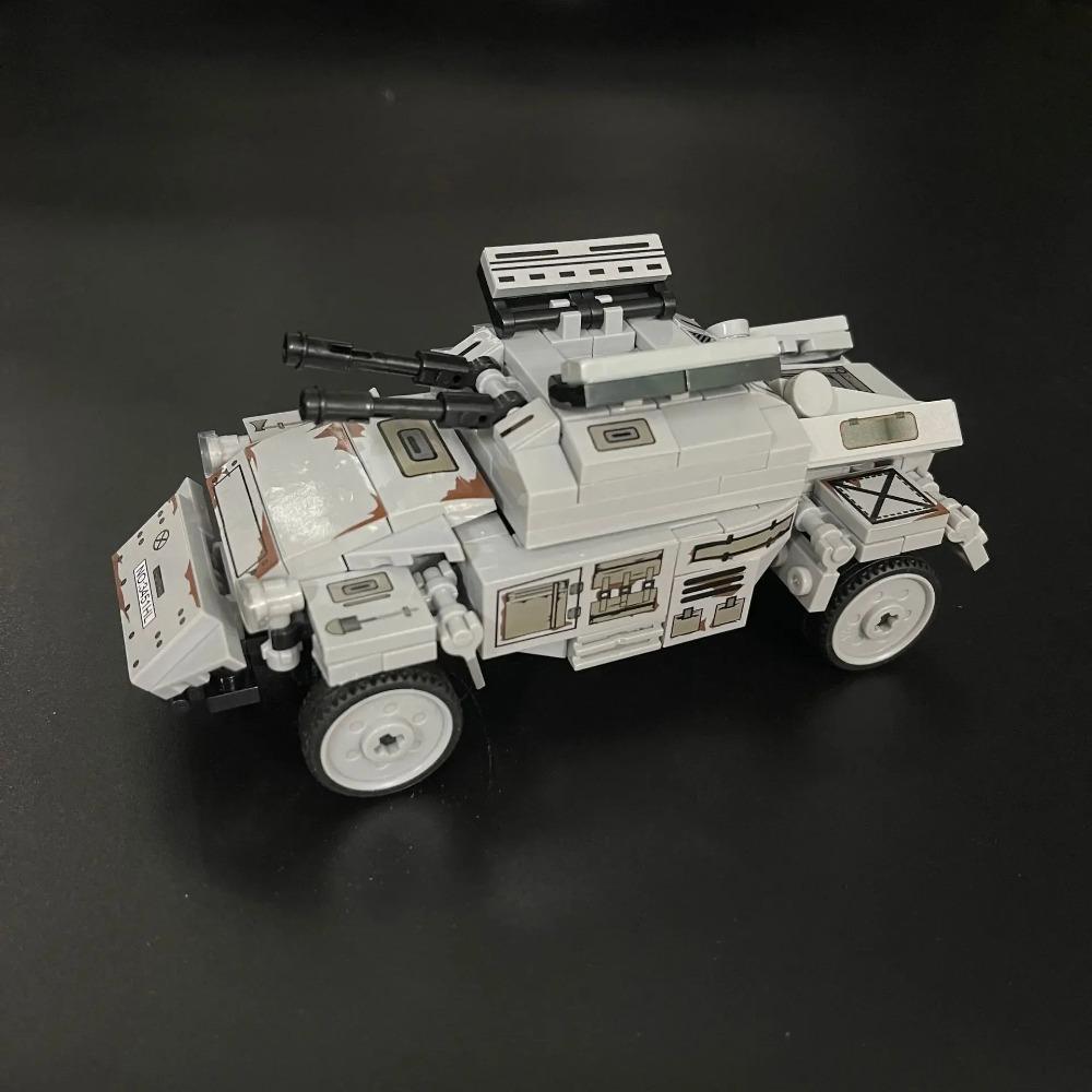 Carro armato leggero tedesco della Seconda Guerra Mondiale PZ.KPFW.38(T)Mattoncini da Costruzione Carro Armato Serie Militare WW2 Set Modello Mattoncini Giocattoli per Bambini Regali
