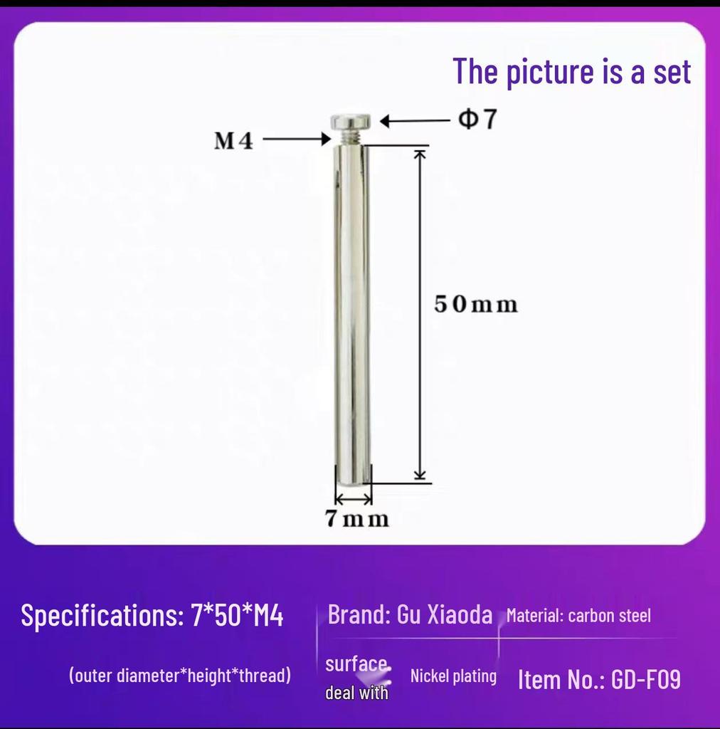 Acrylic Photo Frame with Adjustable Stainless Steel Stand