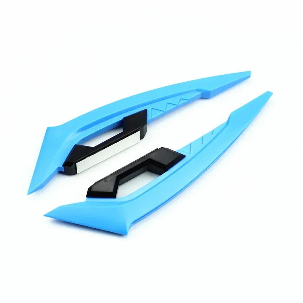 2PCS Motorcycle Front Fairing Winglets Universal Side Spoilers Dynamic Wing Sticker Motorcycle Winglet Aerodynamic