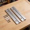 2pcs Z-shaped Aluminum Alloy Pendant Bracket Multipurpose Hanging Strips For Wall Panels Paintings Easy Installation