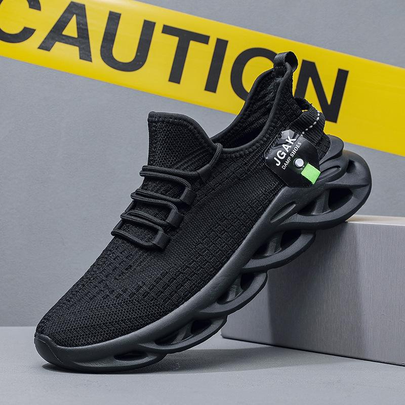 Large Size 50 New Foreign Trade Lightweight Shock-absorbing Sports Shoes Men's Casual Running Shoes Mesh Breathable Casual Shoes