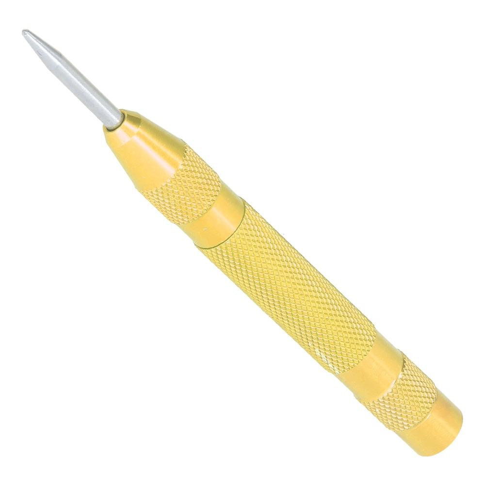 HSS Tip Center Hole Punch Adjustable Force Metal Center Punch Spring Loaded Punch For Plastic