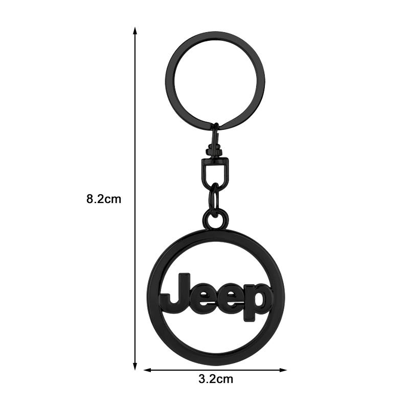 Auto Geflochtenes Seil Schlüsselanhänger Schlüsselring Schlüsselhalter Paar Geschenke für Jeep JK Gladiator Compass Renegade Grand Cherokee Wrangler