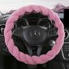New waltz fashion plush universal female winter steering wheel cover cartoon decorative non-slip handle cover