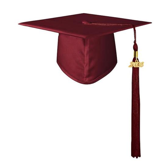 Unisex matinis baigimo kepuraitė su 2026 metų kutu žavesiu Suaugusiems Sveikinimo baigimo aksesuaras vidurinei mokyklai bakalaurui magistrui