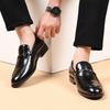 Men’s Slip-On Penny Loafer Business Casual Dress Shoes Comfortable Faux Leather Wedding Formal Tuxedo Shoes Work Pointed Toe Oxford Shoes for Men