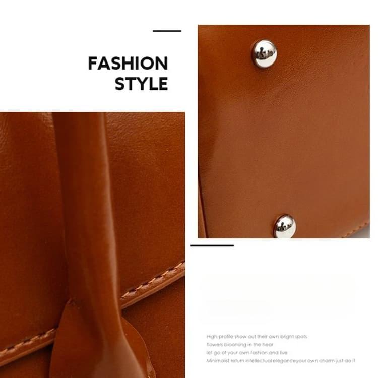 Simple tote bag women's versatile shoulder handbag