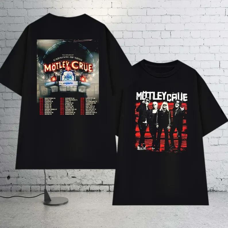 Motley Crue Carnival Of Sins Shirt, Motley Crue Tour 2026 Shirt, Motley Crue Shi Unisex T-Shirt S